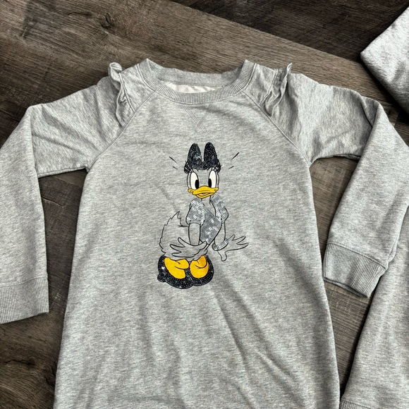 Disney Daisy Duck Sweater Dresses, sequin embellishments on Daisy Duck, EUC - Picture 4 of 7